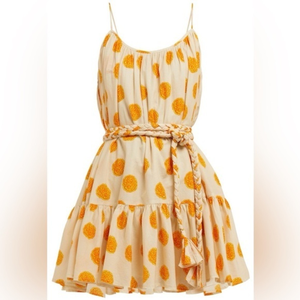 Rhode Resort Nalla Mini Dress in Marigold Size Medium